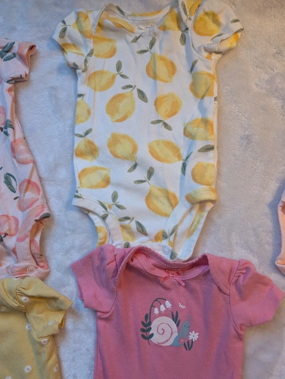 ✨ Carter’s Baby Girl Bodysuits Onesies Bundle Size 3M Set of 8 Summer Prints